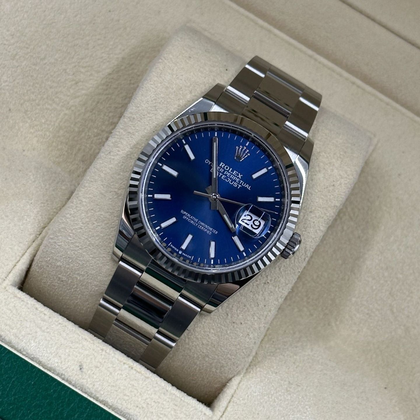 Rolex Datejust 36 126234 (2024) - Blue dial 36 mm Steel case (6/8)