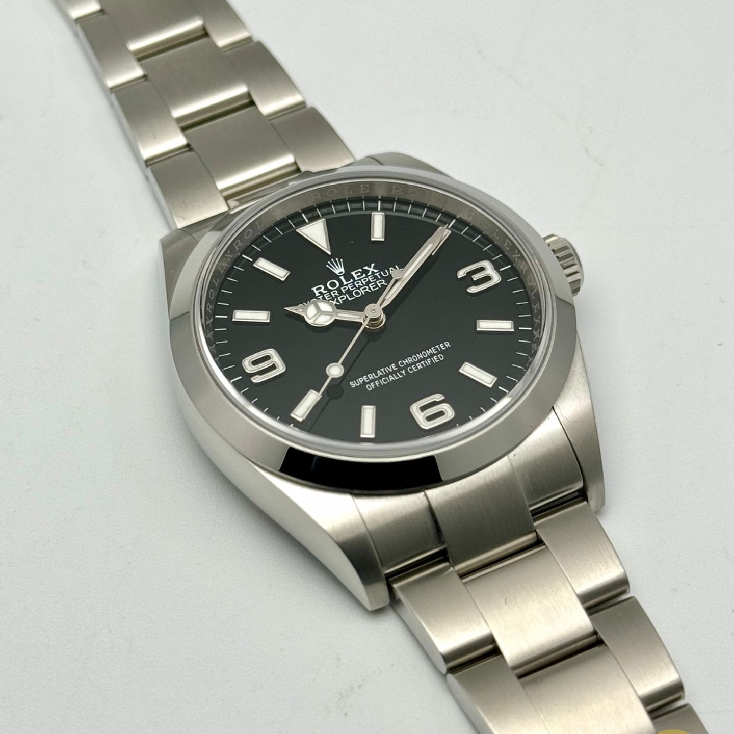 Rolex Explorer 124270 (2021) - Zwart wijzerplaat 36mm Staal (6/10)