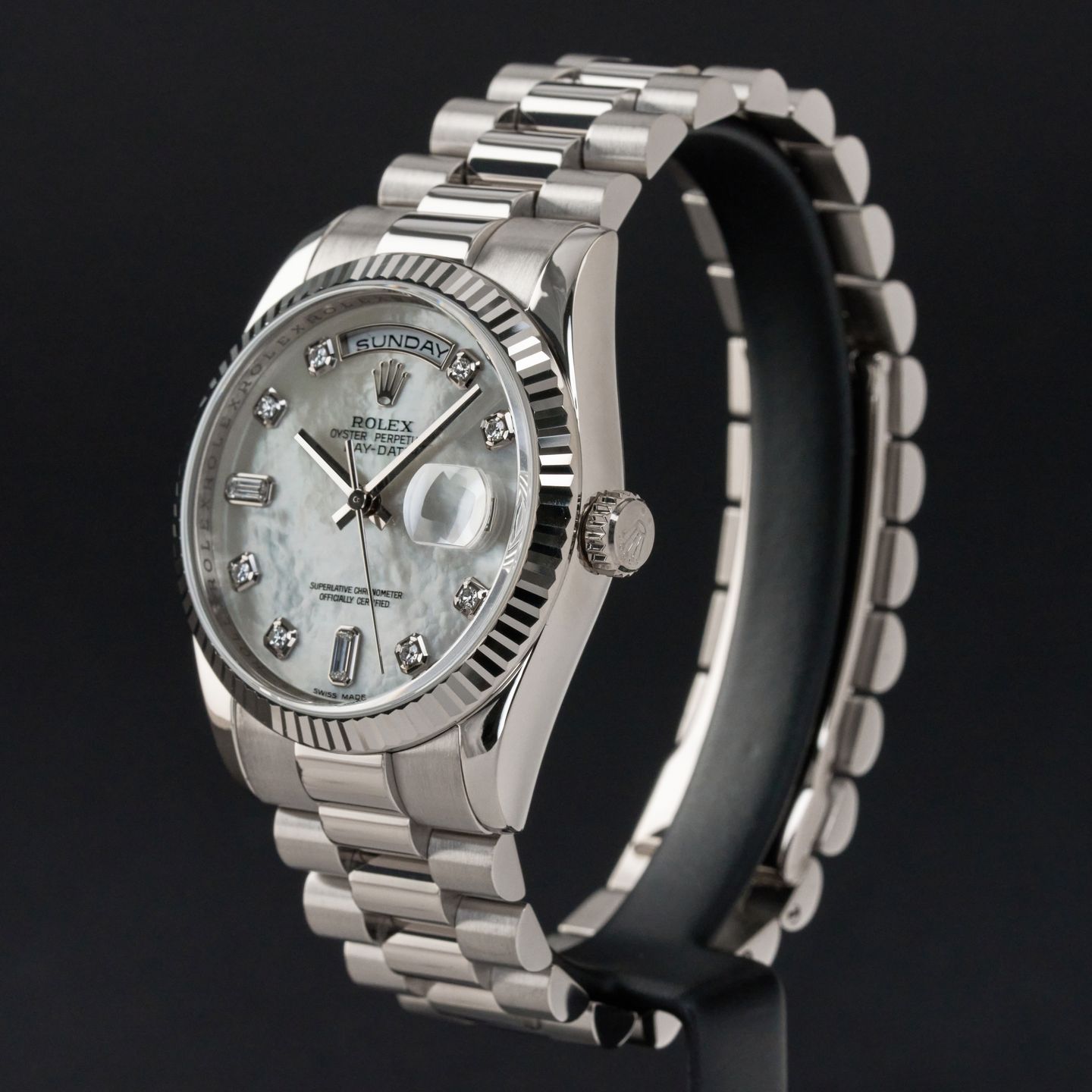 Rolex Day-Date 36 118239 (2006) - 36mm Witgoud (4/8)