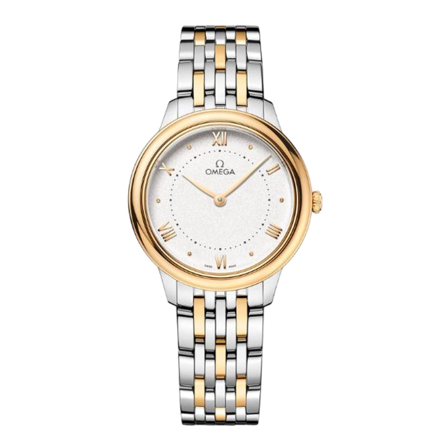 Omega De Ville 434.20.30.60.02.002 (2026) - White dial 30 mm Gold/Steel case (1/1)