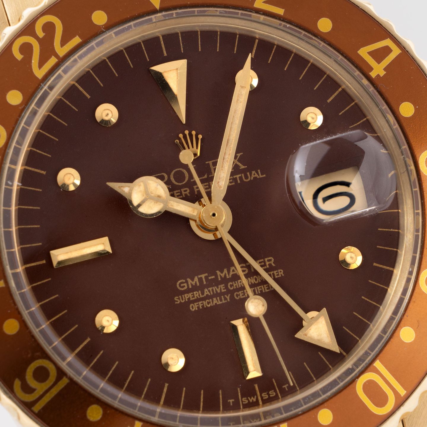 Rolex GMT-Master 1675/8 (1977) - Bruin wijzerplaat Onbekend Geelgoud (3/8)