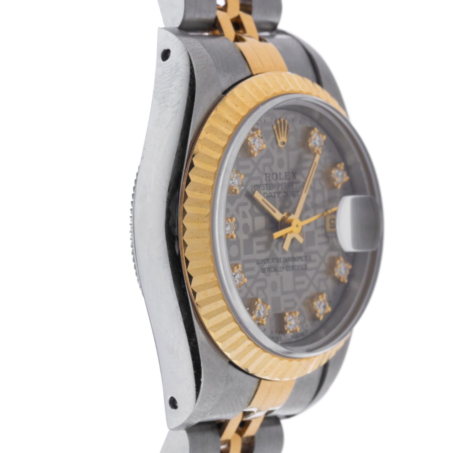 Rolex Lady-Datejust 69173 (1984) - Grey dial 26 mm Gold/Steel case (5/8)