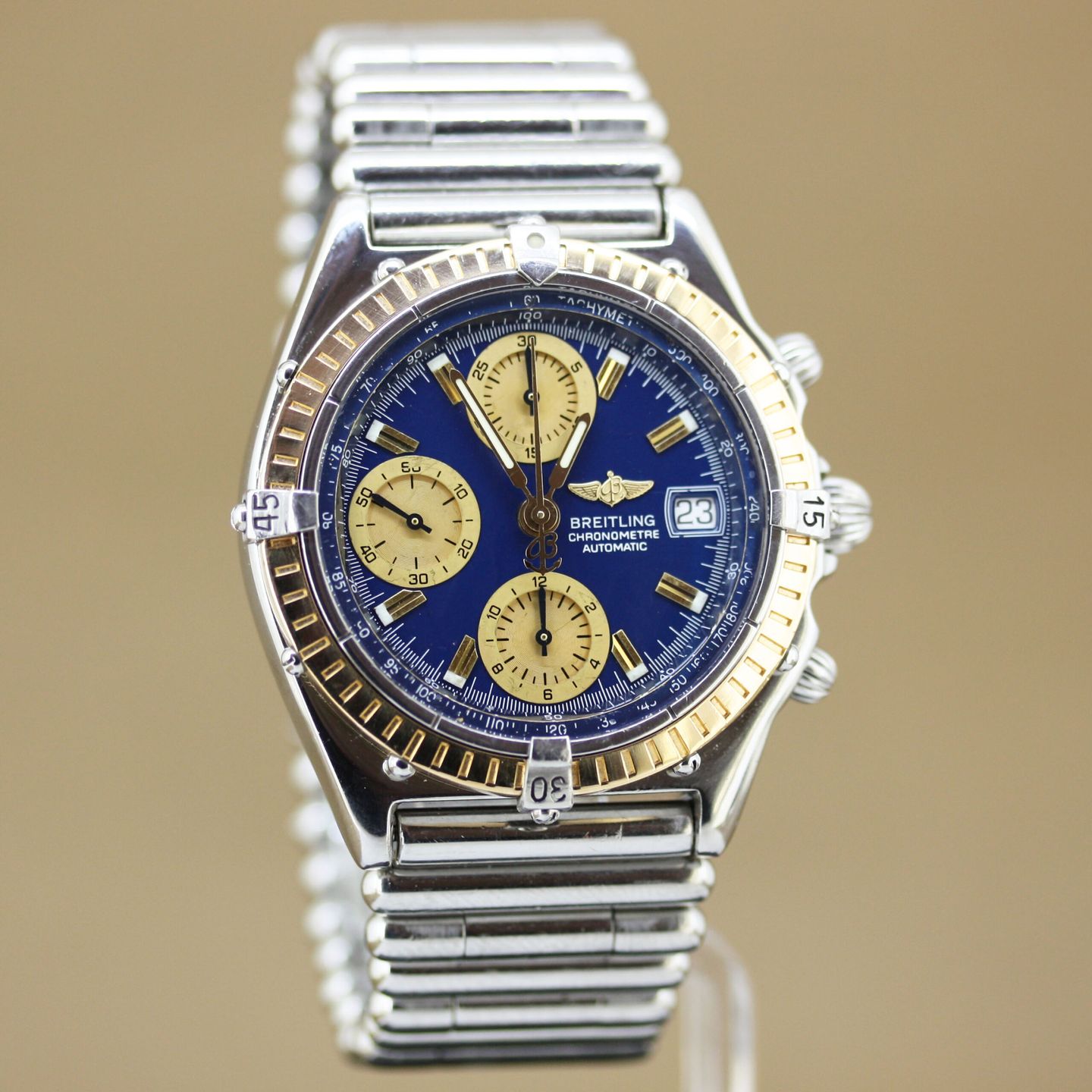 Breitling Chronomat C13047 (1998) - Silver dial 39 mm Steel case (3/8)