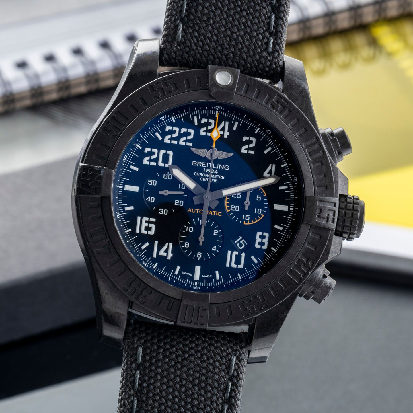 Breitling Avenger Hurricane XB1210E4/BE89 (Unknown (random serial)) - Black dial 50 mm Plastic case (3/8)