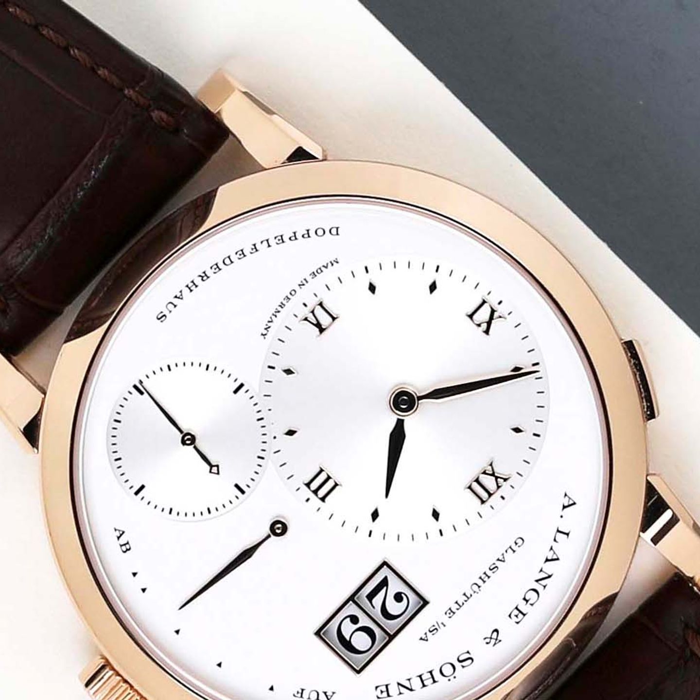 A. Lange & Söhne Lange 1 191.032 (2022) - Zilver wijzerplaat 39mm Roségoud (4/8)