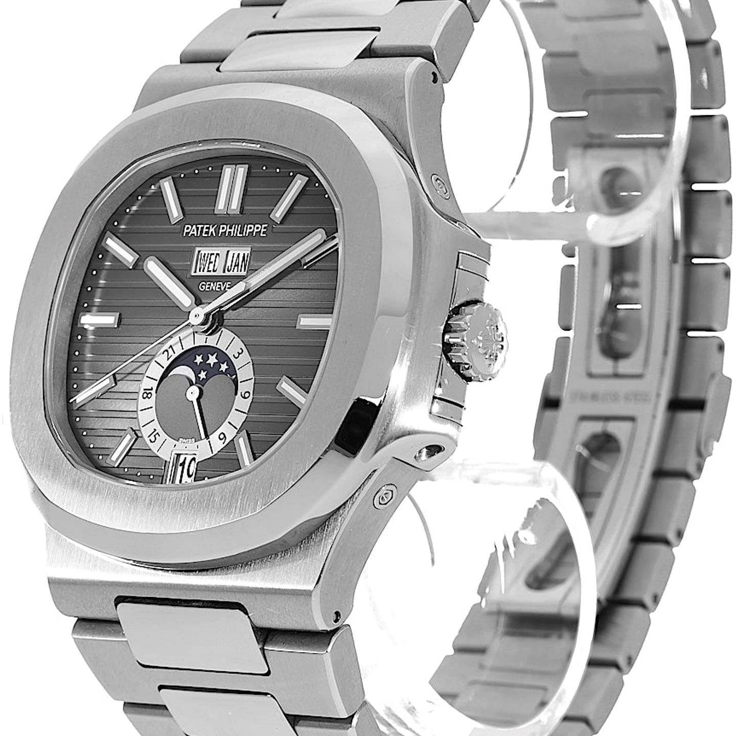 Patek Philippe Nautilus 5726/1A-001 (2015) - Black dial 41 mm Steel case (3/5)