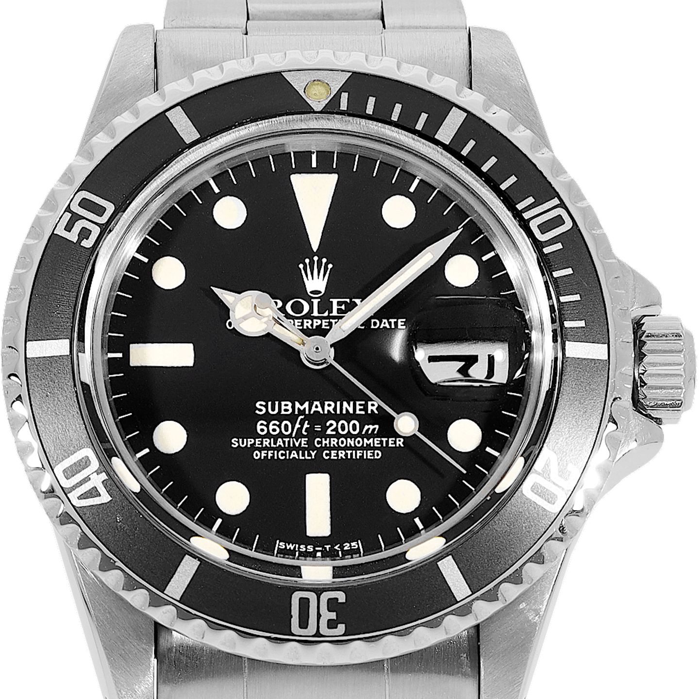 Rolex Submariner Date 1680 (1976) - Black dial 40 mm Steel case (1/5)