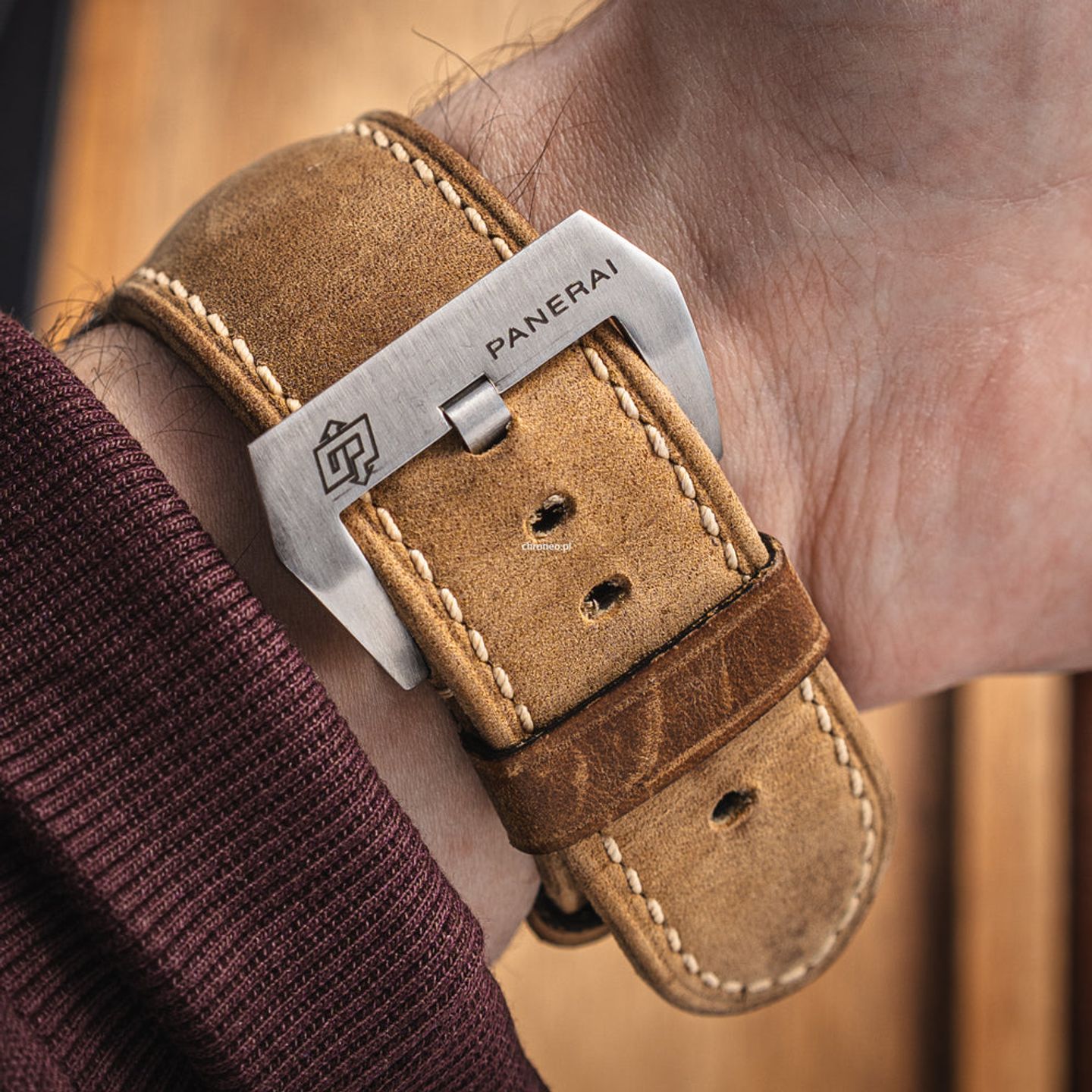 Panerai Luminor 1950 PAM00605 (2015) - Grey dial 47 mm Steel case (7/8)