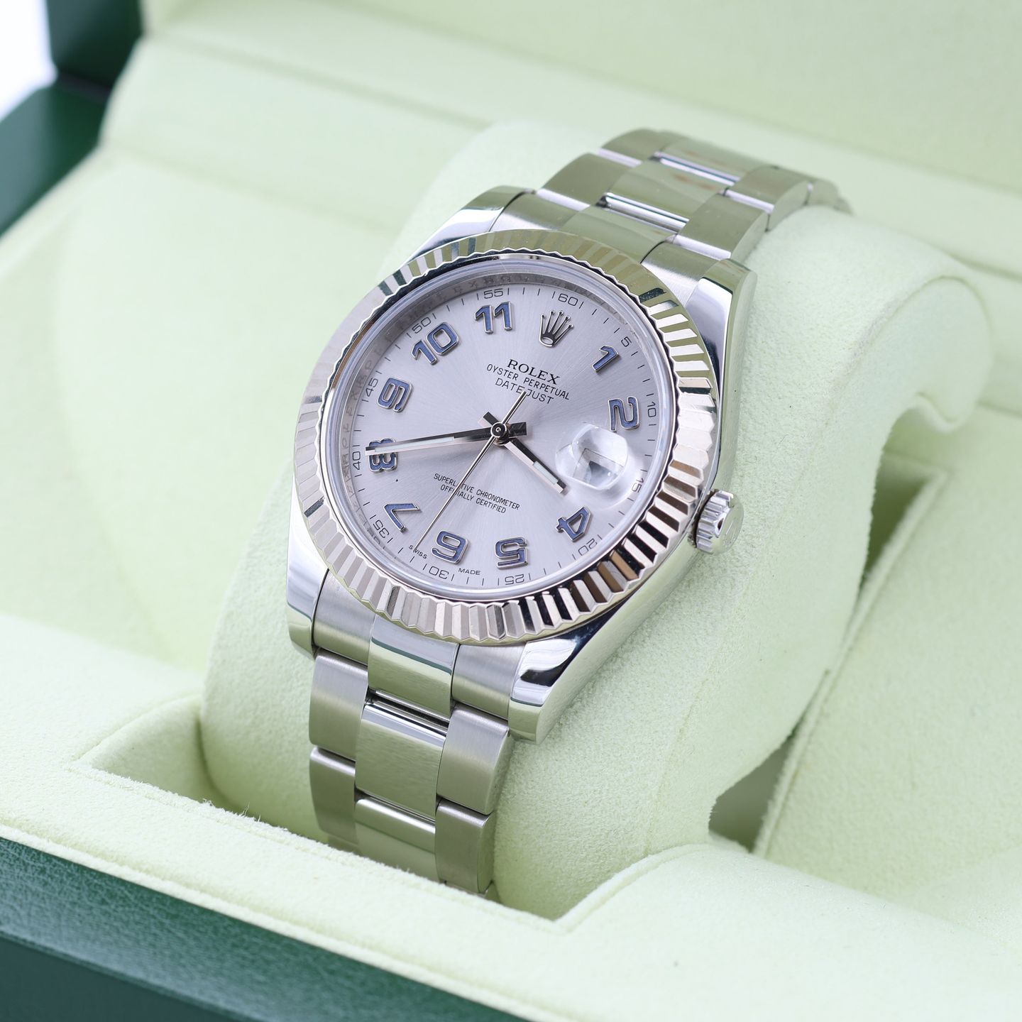 Rolex Datejust II 116334 (Onbekend (willekeurig serienummer)) - 41mm Staal (1/8)