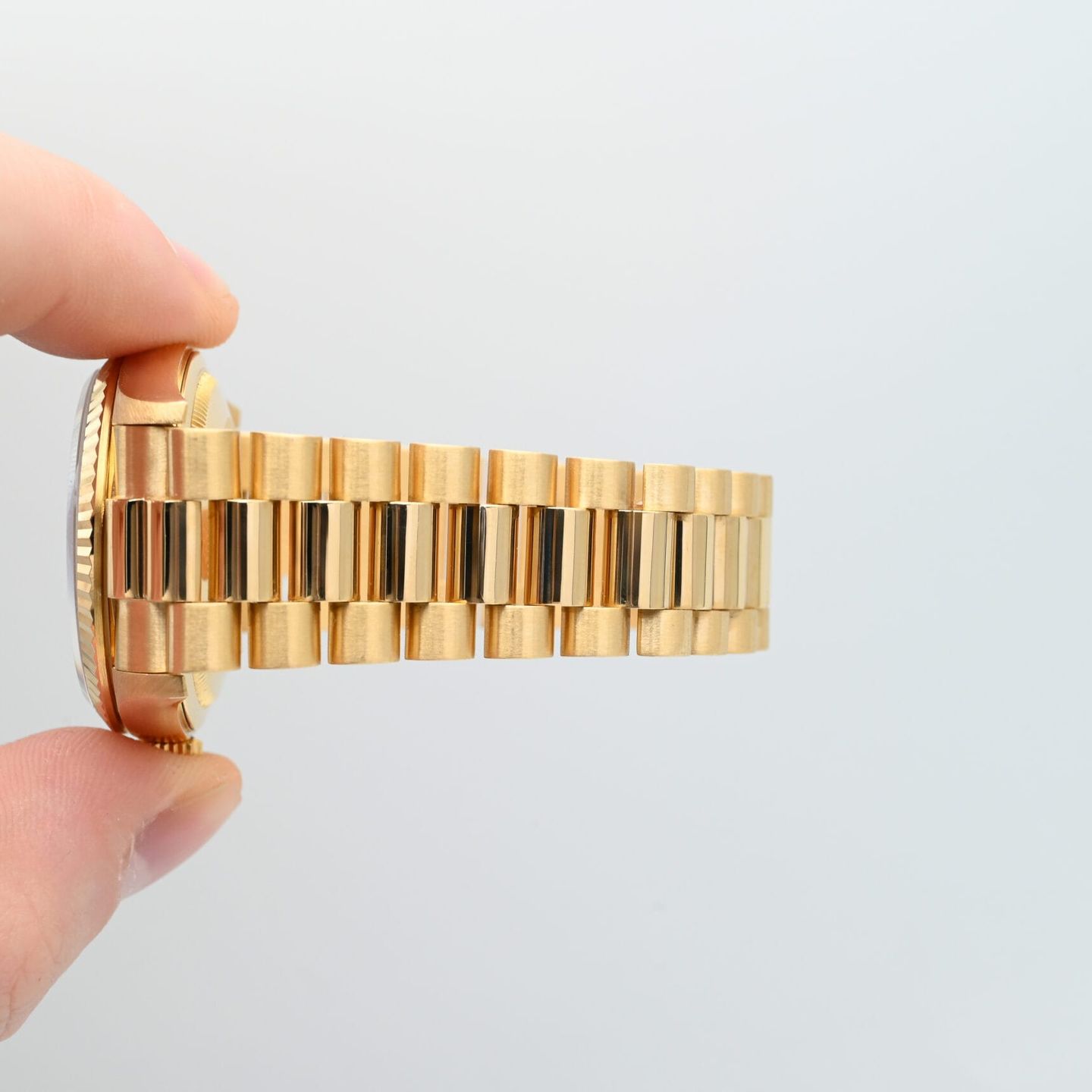 Rolex Day-Date 36 18238 (1994) - Blue dial 36 mm Yellow Gold case (9/9)