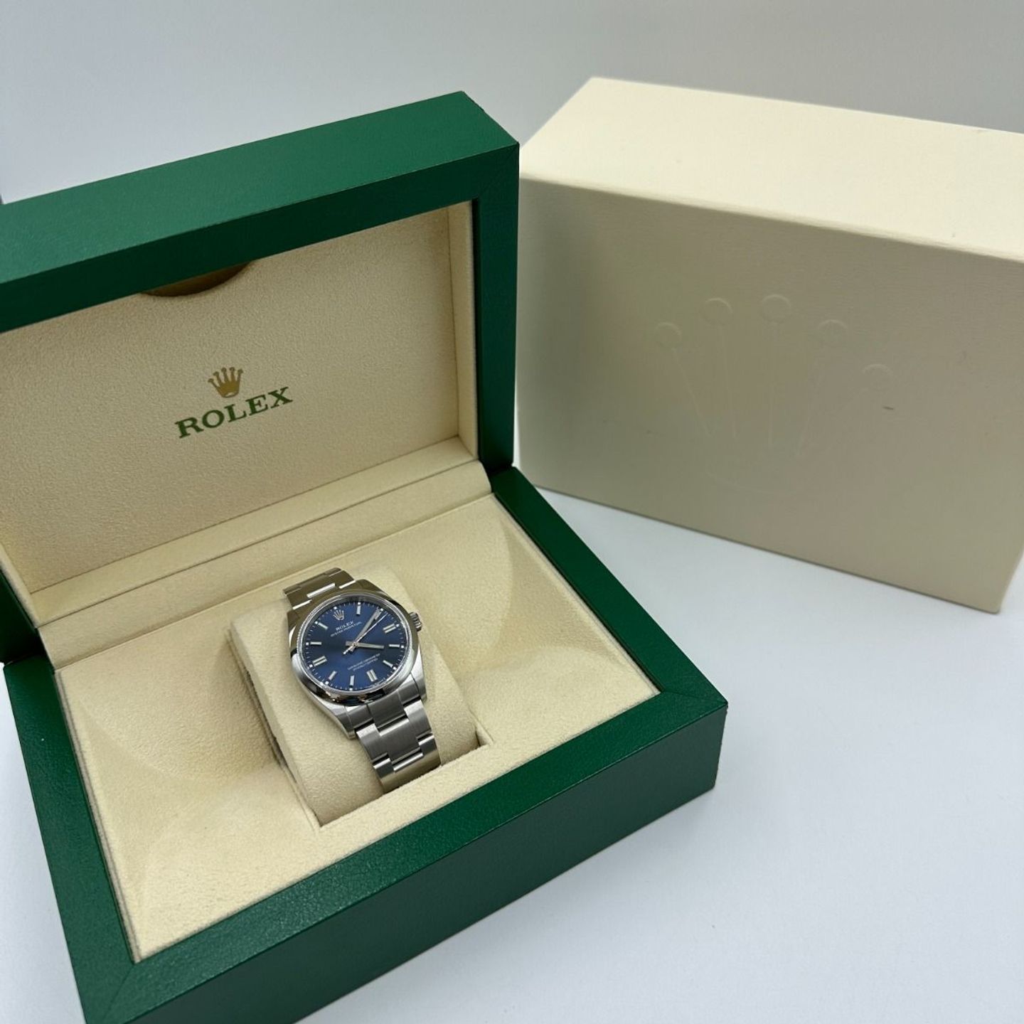 Rolex Oyster Perpetual 36 126000 (2023) - Blauw wijzerplaat 36mm Staal (8/8)