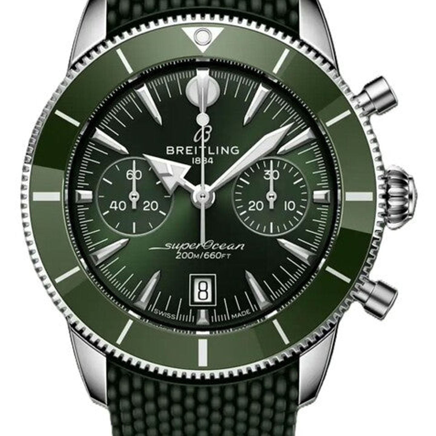 Breitling Superocean Heritage AB0156361L1S1 (2026) - Green dial 42 mm Steel case (1/1)