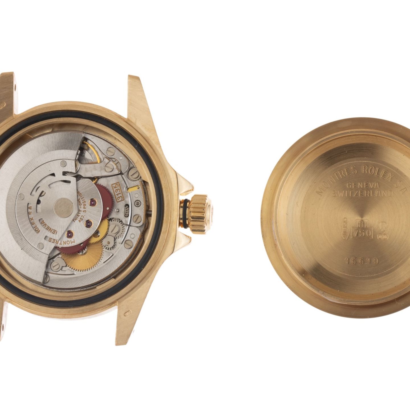 Rolex Submariner Date 16618 (1988) - 40 mm Yellow Gold case (8/8)