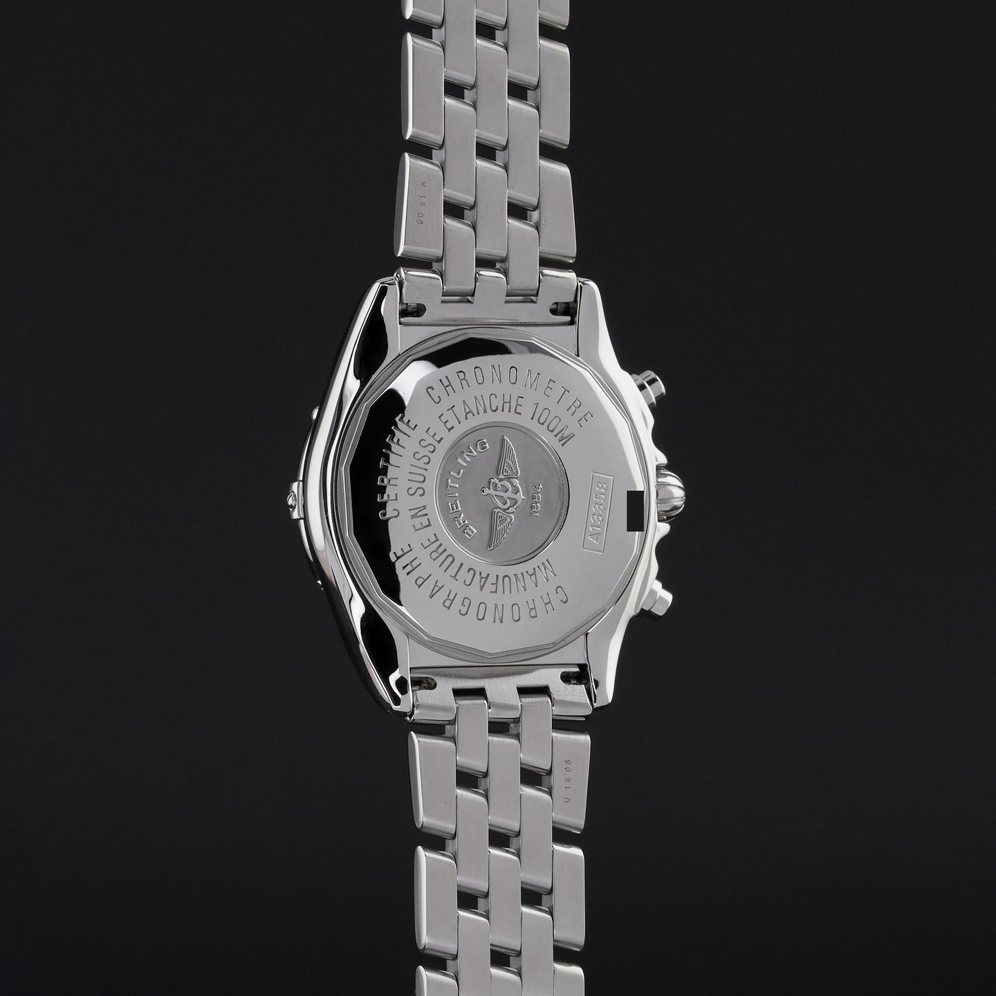 Breitling Chrono Cockpit A13358 (Unknown (random serial)) - Bronze dial 39 mm Steel case (7/8)