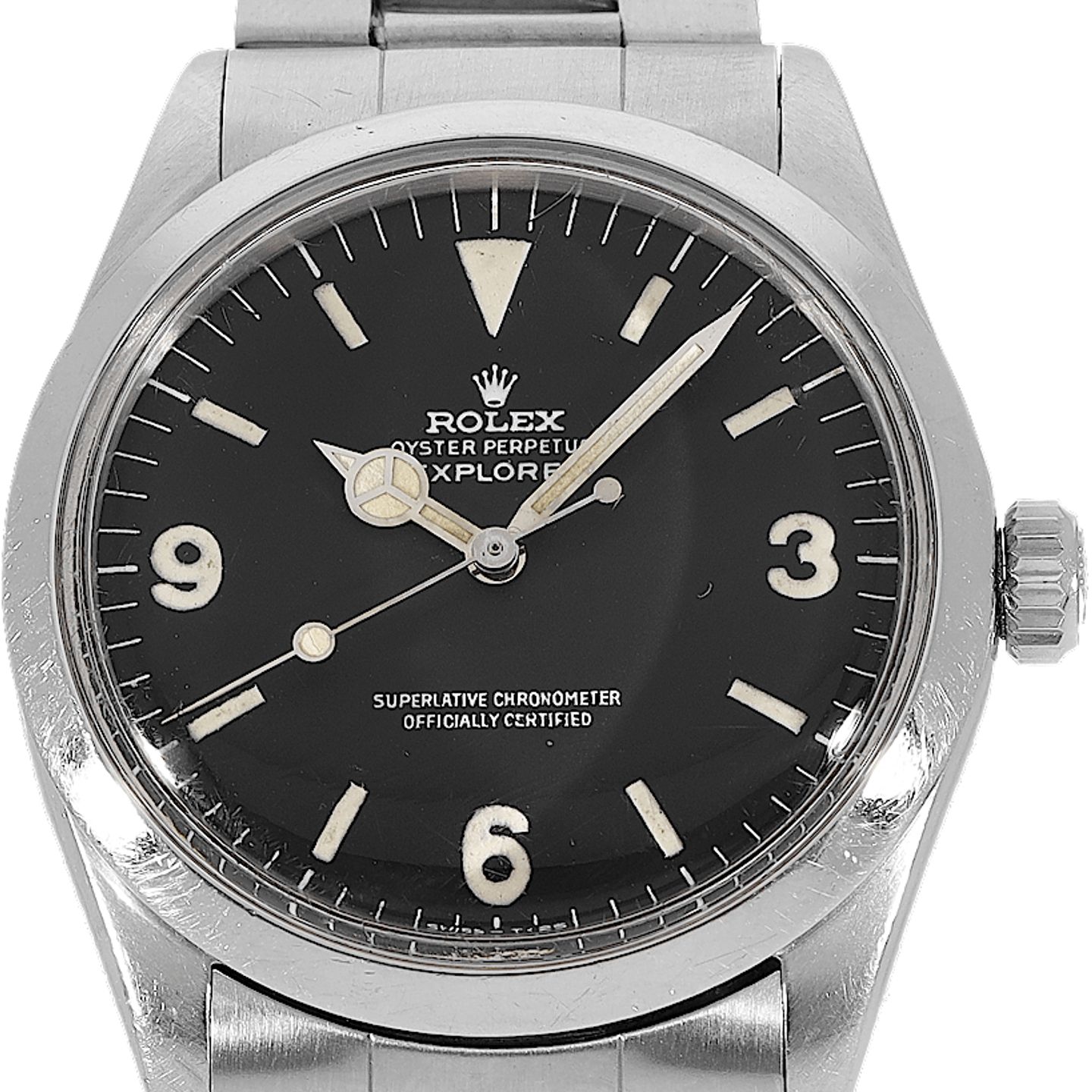 Rolex Explorer 1016 (1975) - Black dial 36 mm Steel case (1/5)