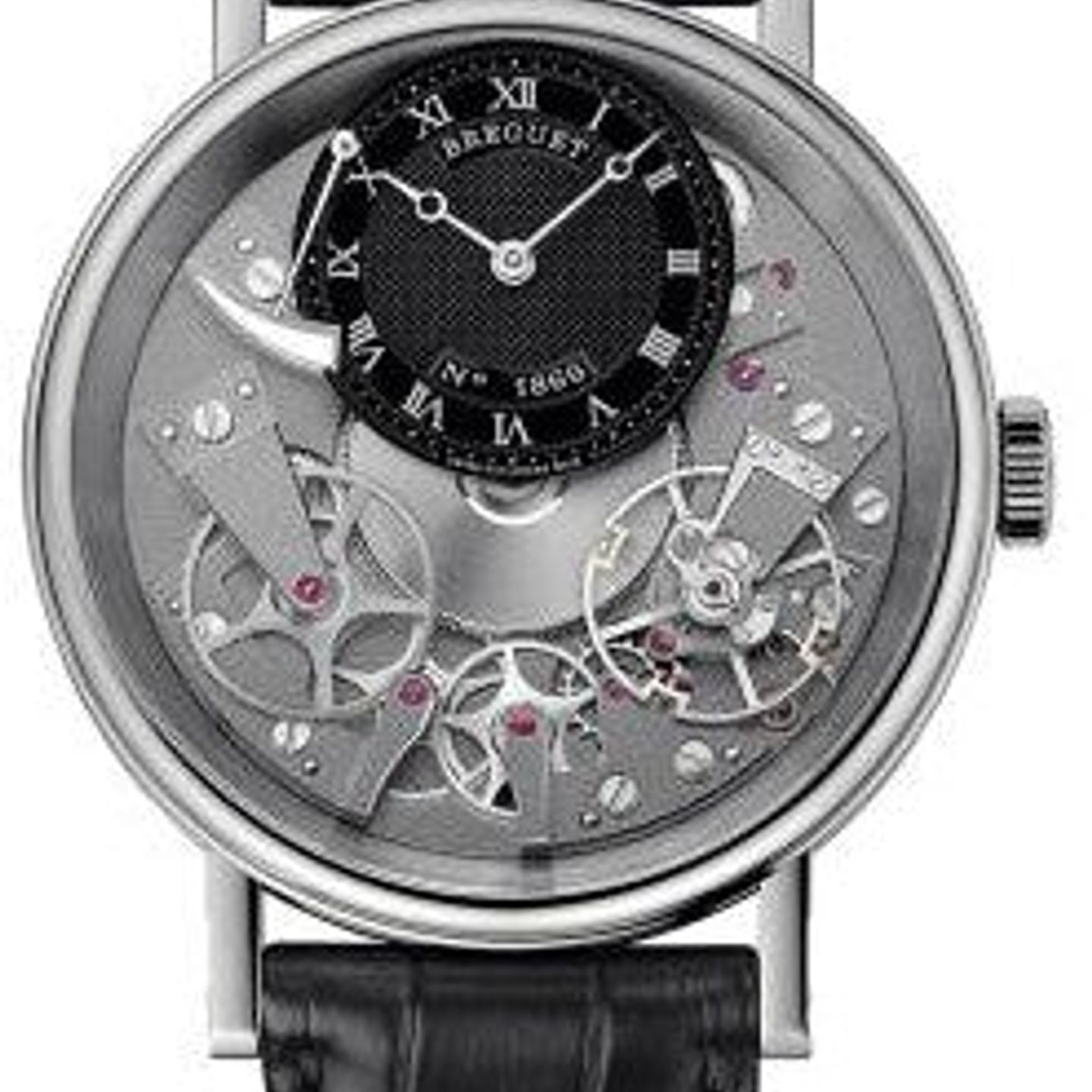 Breguet Tradition 7057BB/G9/9W6 (2025) - Zwart wijzerplaat 40mm Witgoud (1/1)