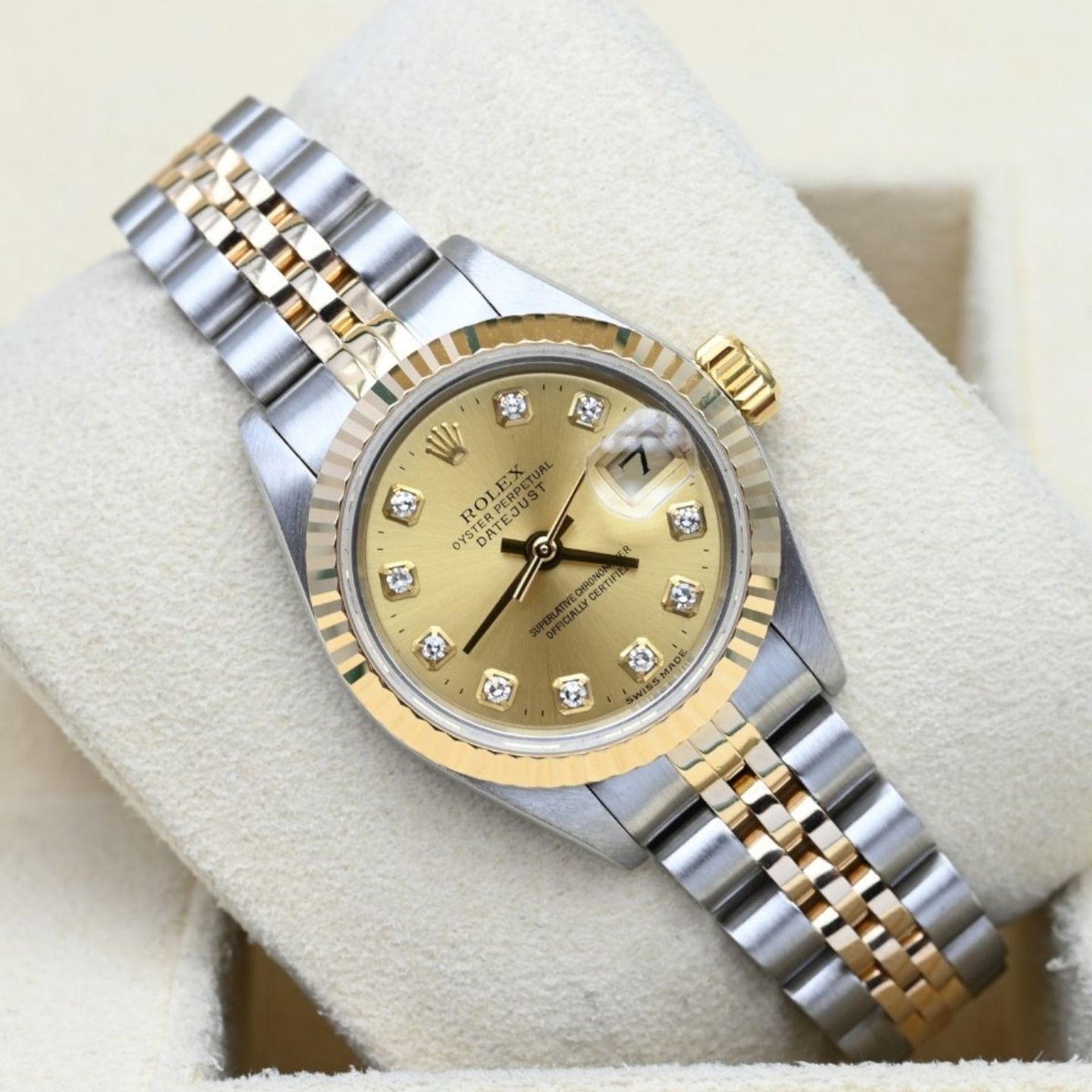 Rolex Lady-Datejust 79173 (2000) - 26mm Goud/Staal (1/7)