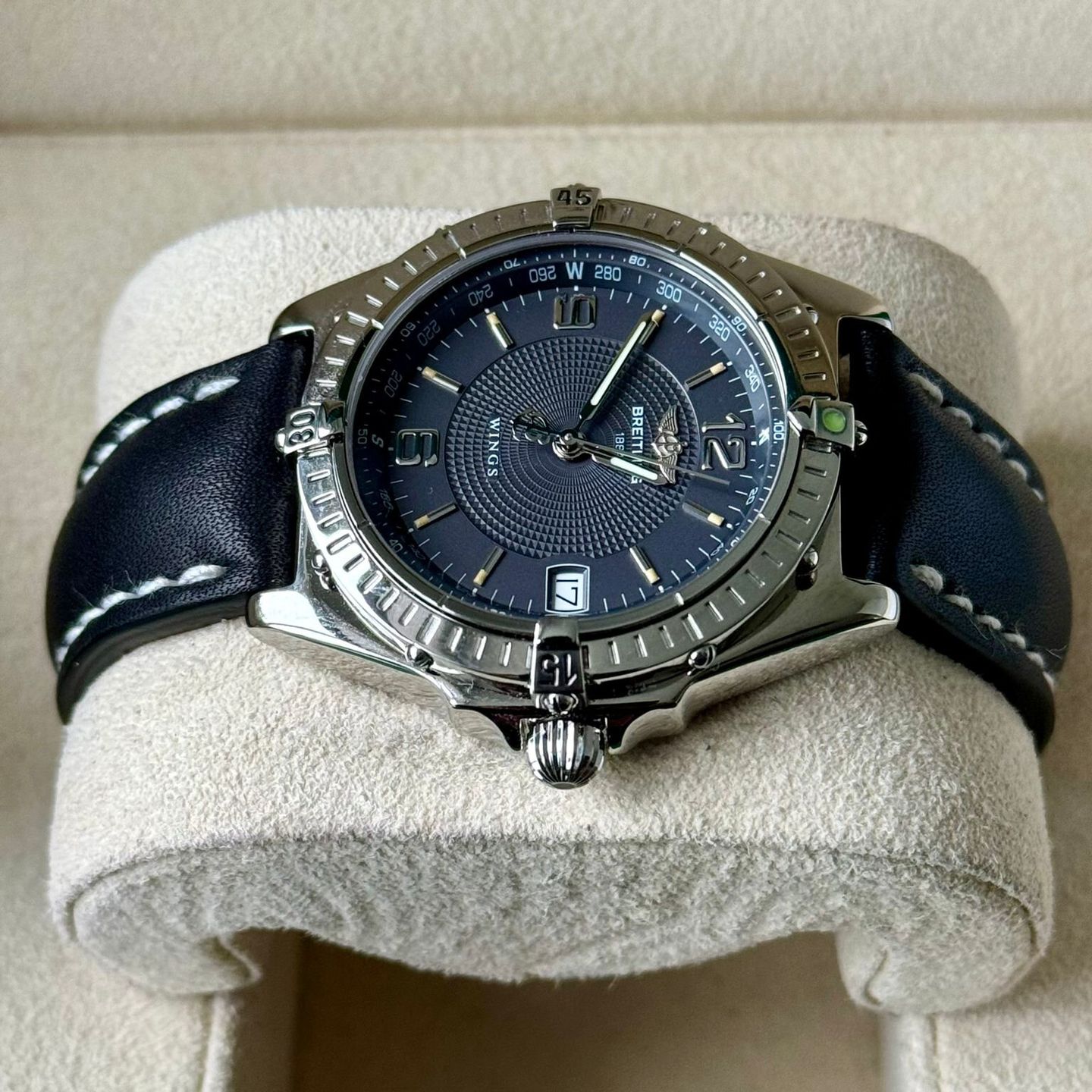 Breitling Windrider A10050 (1998) - Grey dial 38 mm Steel case (4/7)