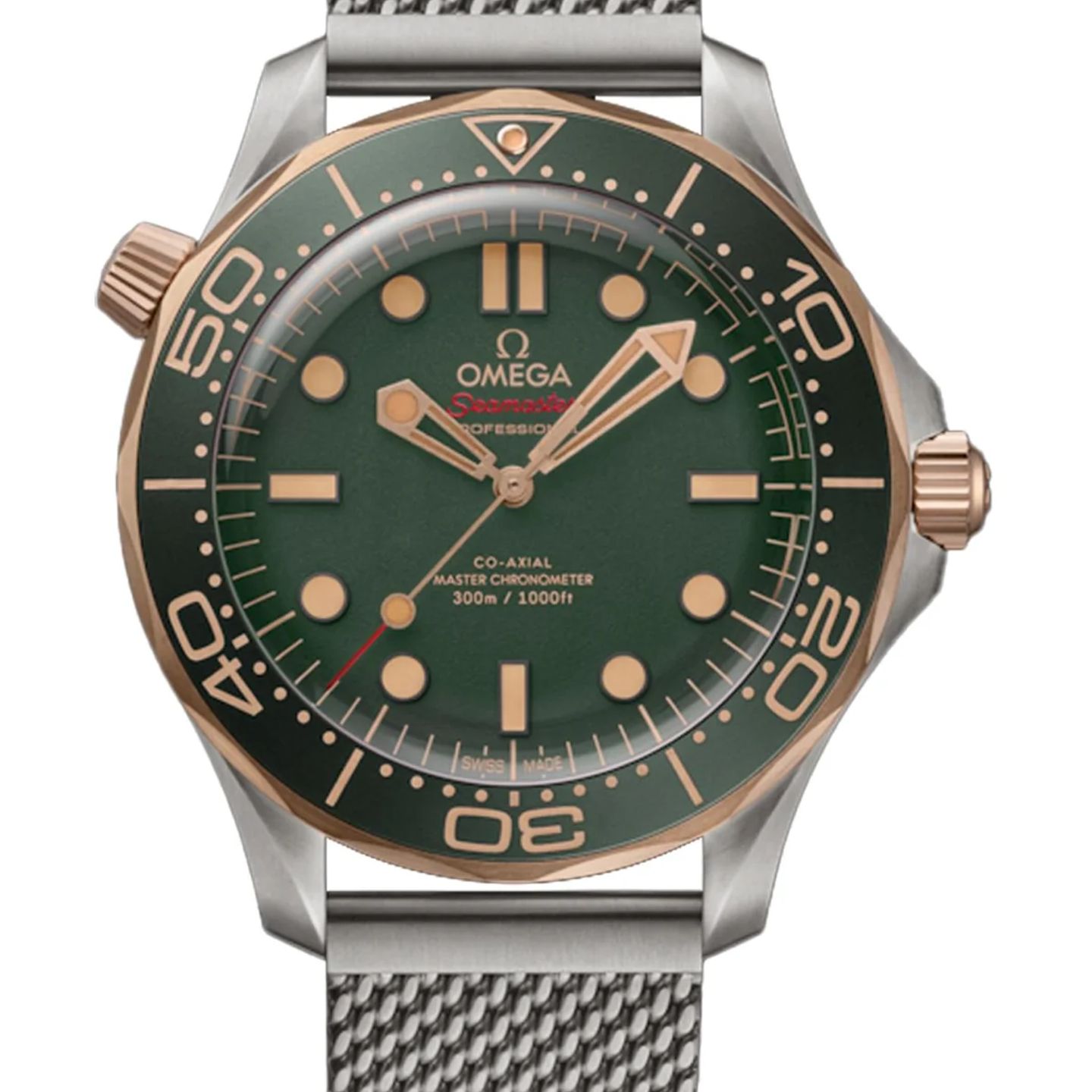 Omega Seamaster Diver 300 M 210.90.42.20.10.001 (2026) - Groen wijzerplaat 42mm Titanium (1/1)