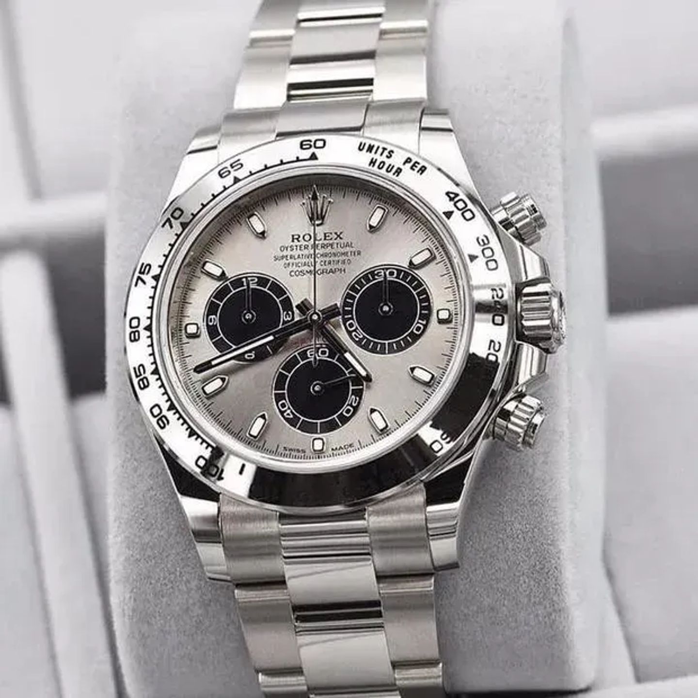Rolex Daytona 116509 (2023) - Silver dial 40 mm White Gold case (4/6)