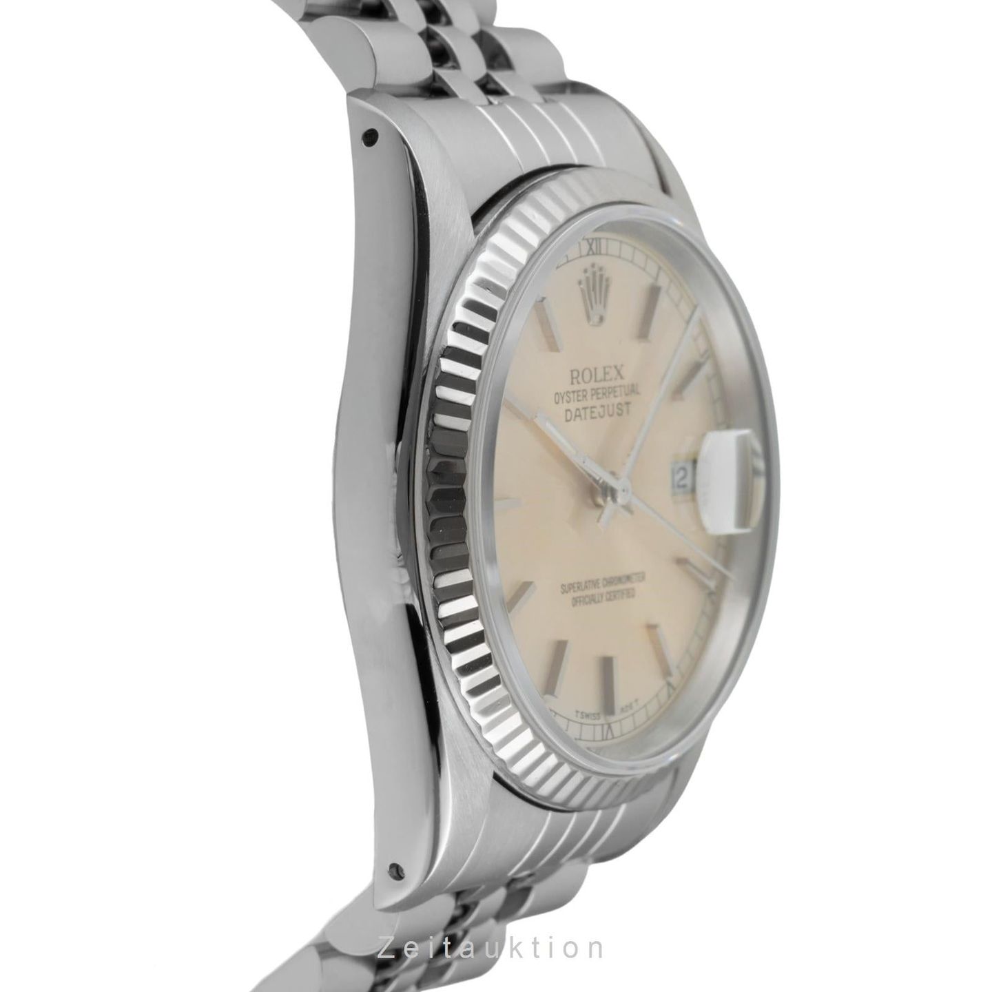 Rolex Datejust 36 16234 (1992) - Beige dial 36 mm Steel case (6/8)