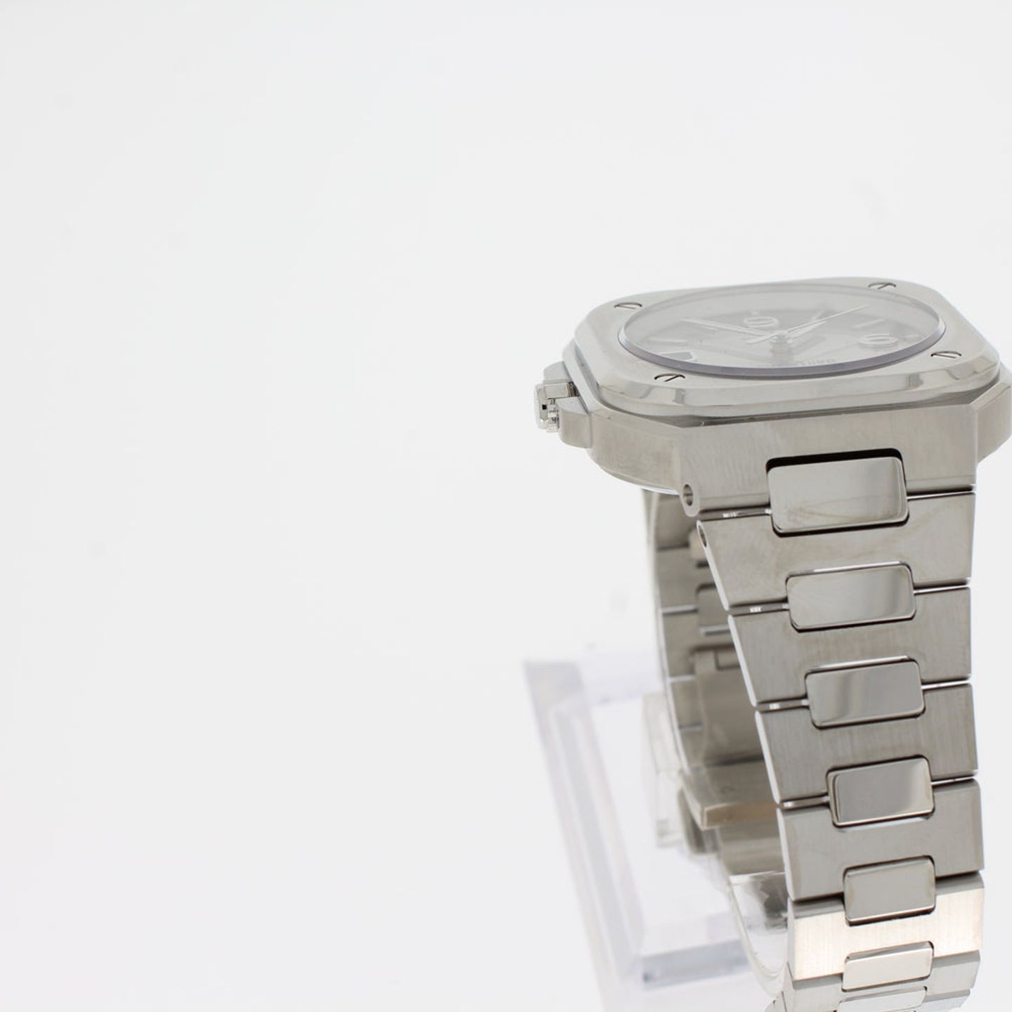 Bell & Ross BR 05 BR05A-GR-ST/SST (2025) - Zilver wijzerplaat 41mm Staal (4/4)