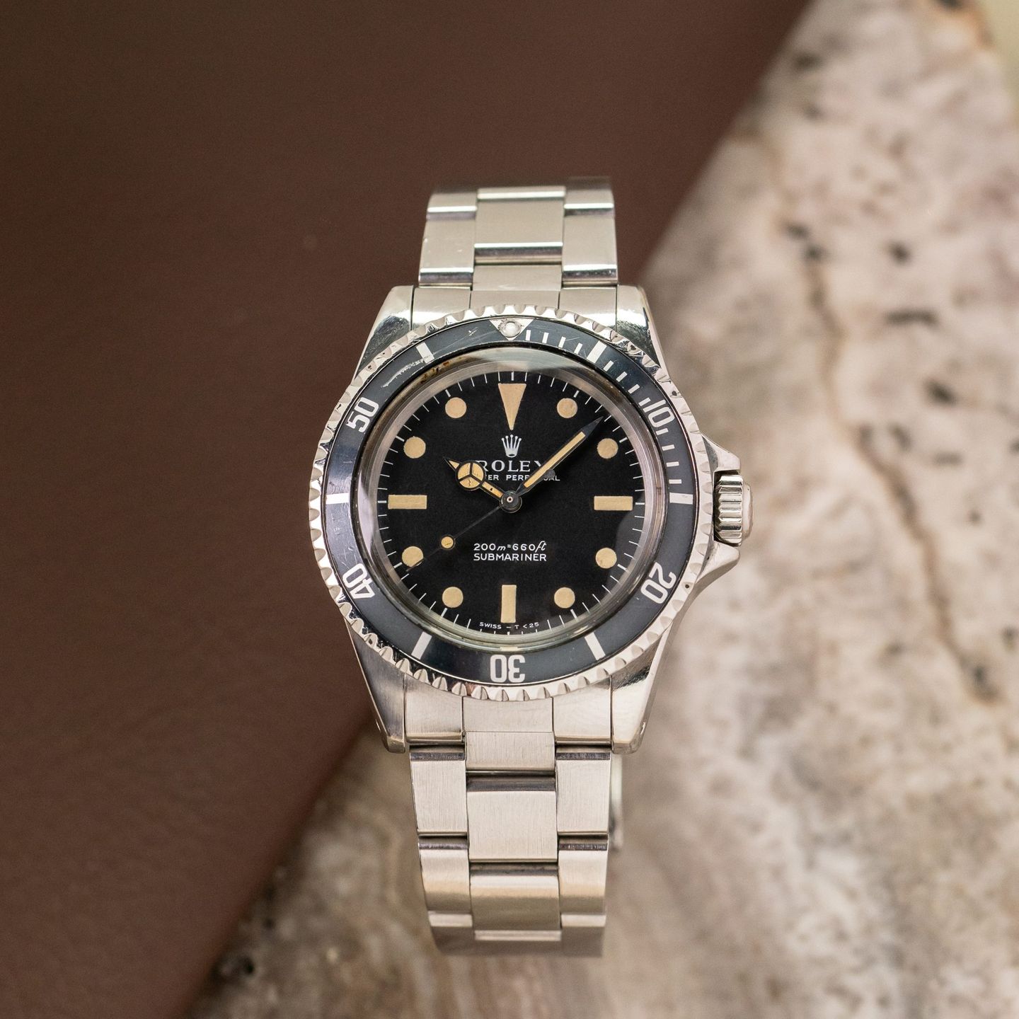 Rolex Submariner No Date 5513 (1967) - Zwart wijzerplaat 40mm Staal (1/7)