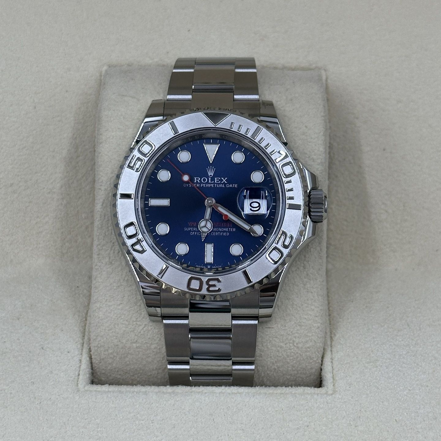 Rolex Yacht-Master 40 126622 (Onbekend (willekeurig serienummer)) - Blauw wijzerplaat 40mm Staal (4/8)