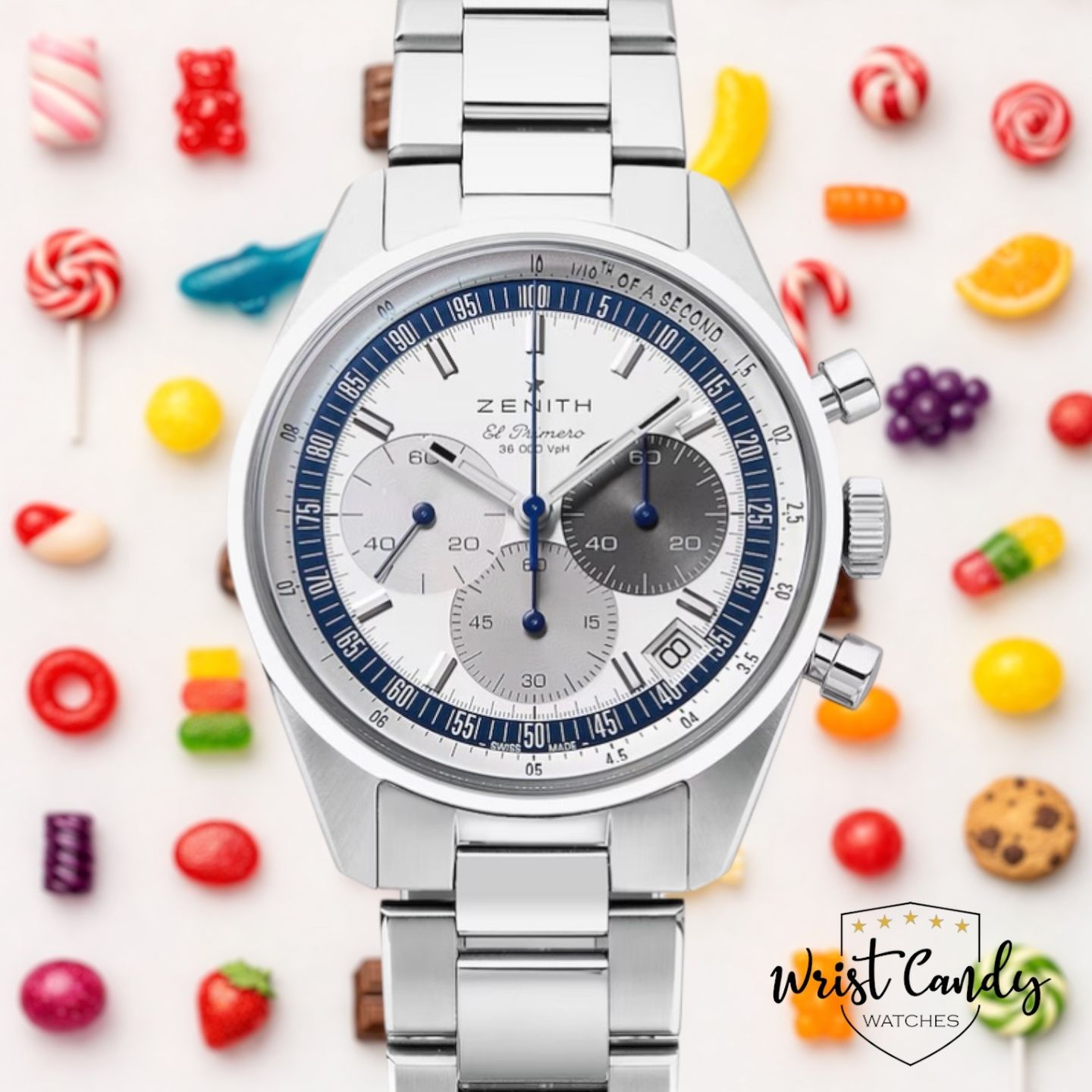 Zenith El Primero Chronomaster 03.3203.3600/10.M3200 (2022) - Silver dial Steel case (1/8)