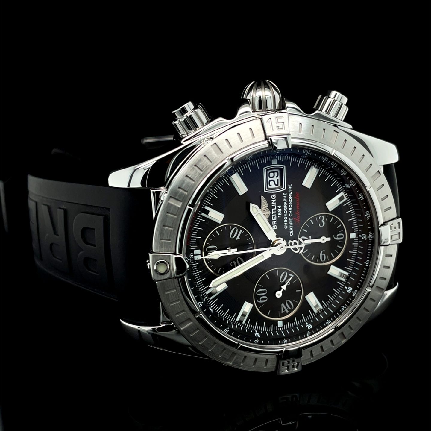 Breitling Chronomat Evolution A13356 (2008) - Grey dial 44 mm Steel case (8/8)