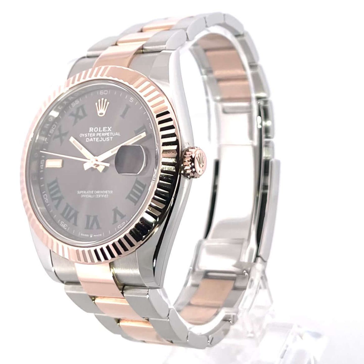 Rolex Datejust 41 126331 (2019) - Grijs wijzerplaat 41mm Staal (3/8)