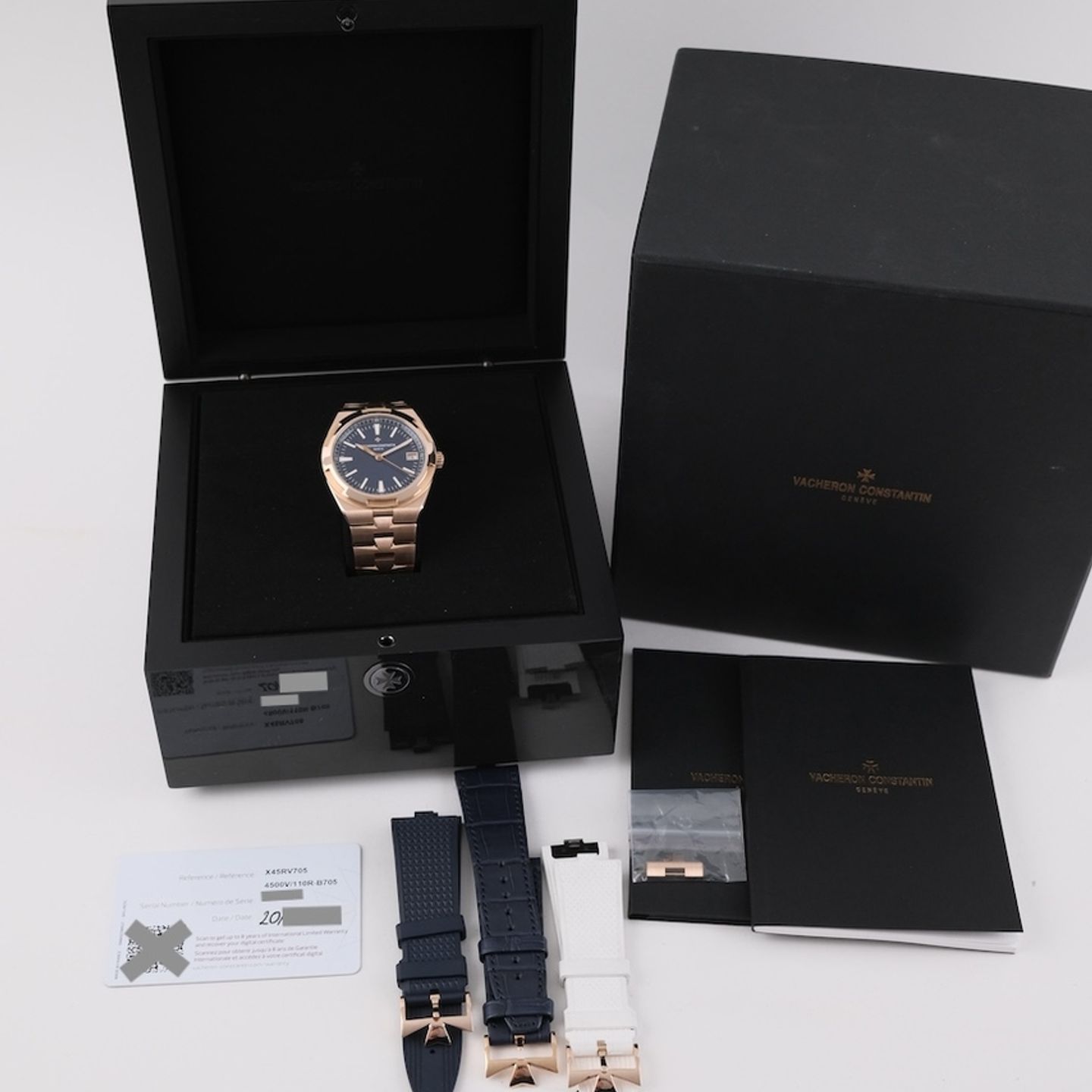 Vacheron Constantin Overseas 4500V/110R-B705 (2023) - Blauw wijzerplaat 42mm Roségoud (8/8)