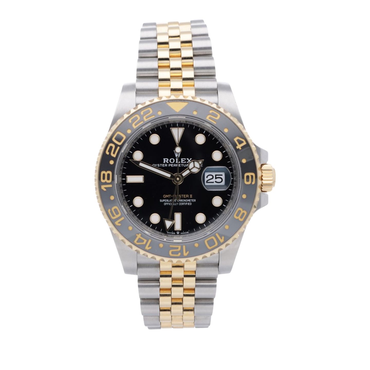 Rolex GMT-Master II 126713GRNR (2025) - Zwart wijzerplaat 40mm Goud/Staal (1/7)
