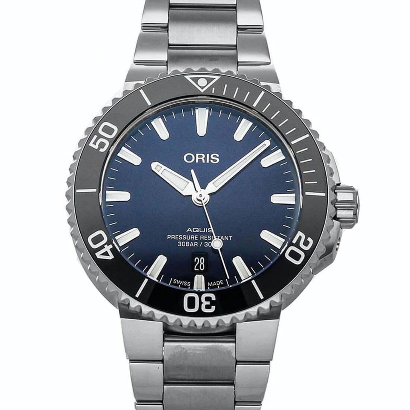 Oris Aquis Date 01 733 7766 4135-07 8 22 05PEB (2024) - Blue dial 42 mm Steel case (1/2)