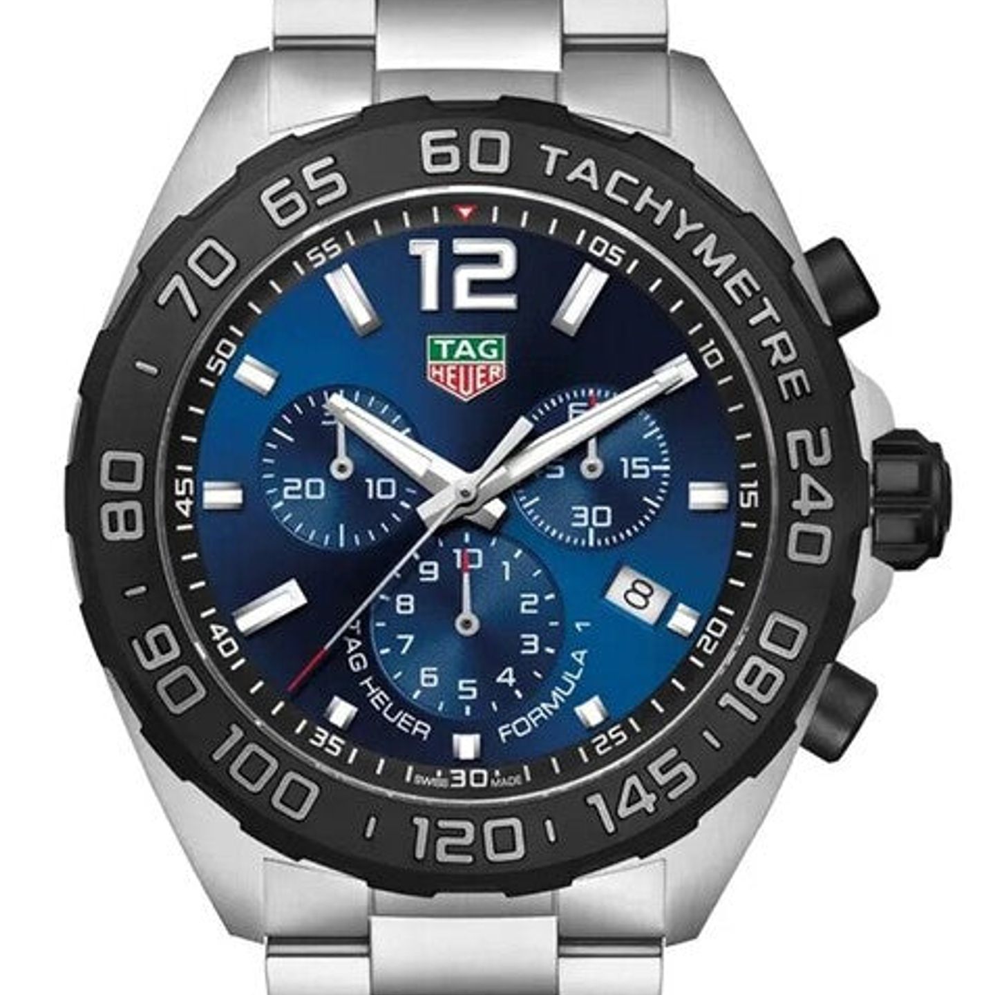 TAG Heuer Formula 1 Quartz CAZ101AV.BA0842 (2025) - Blauw wijzerplaat 43mm Staal (1/1)