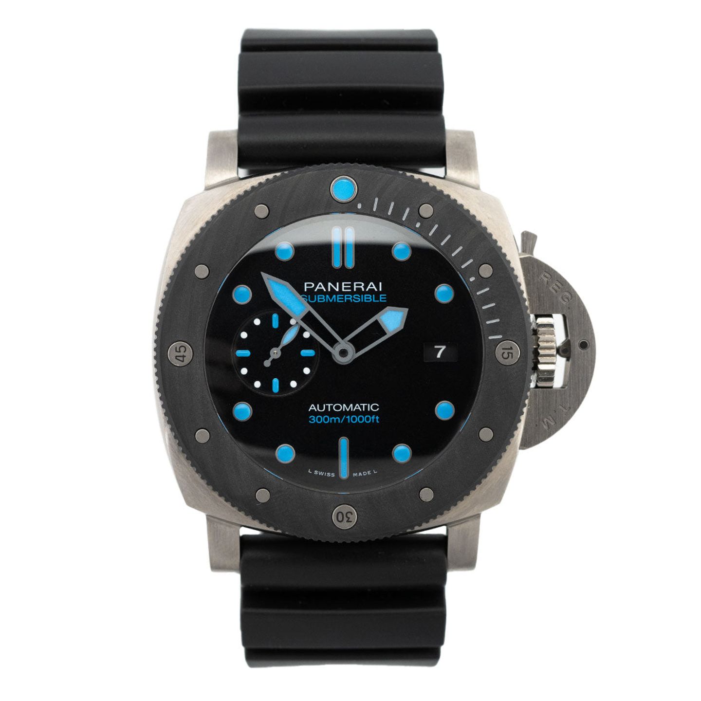 Panerai Luminor Submersible PAM00799 (2020) - Zwart wijzerplaat 47mm Carbon (1/5)