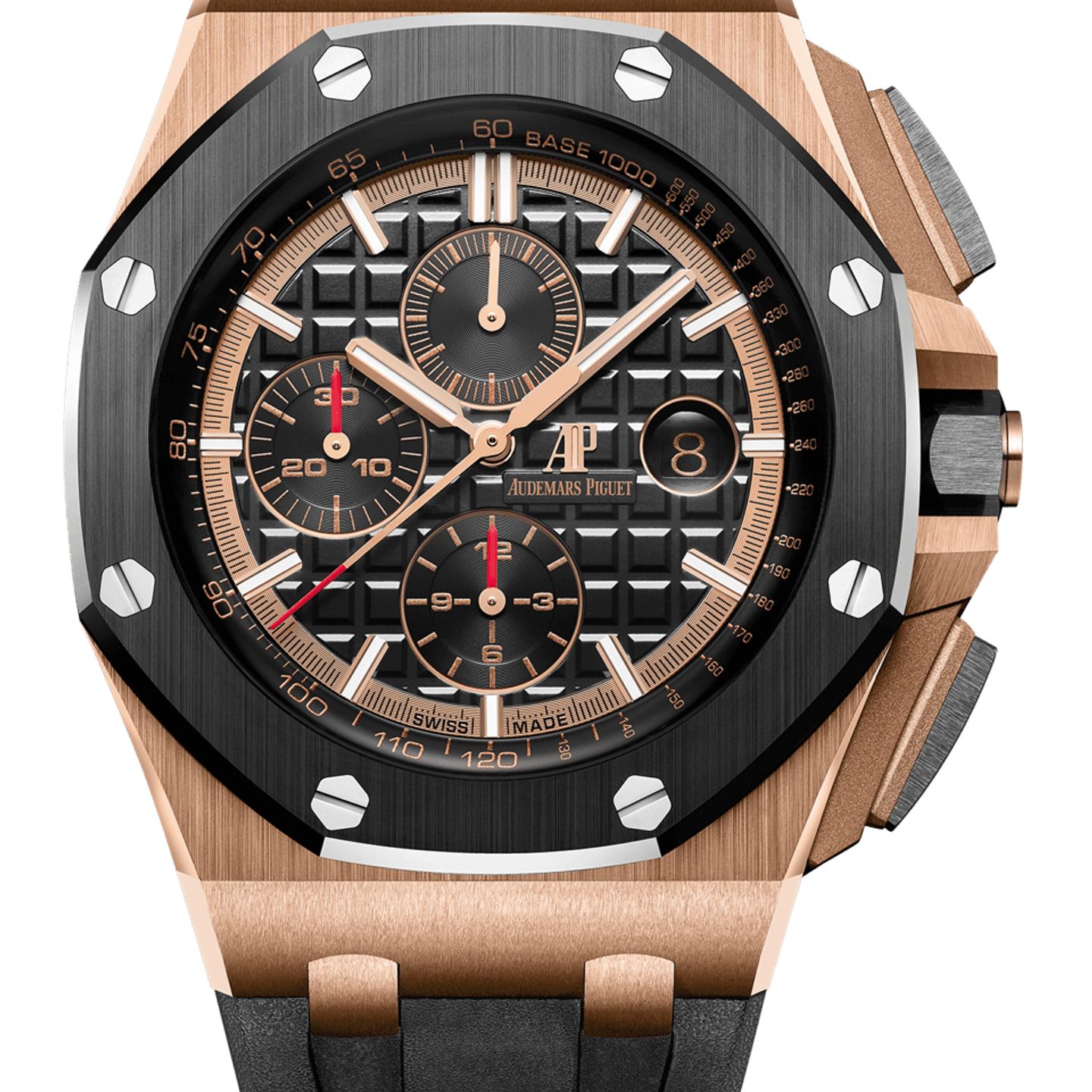 Audemars Piguet Royal Oak Offshore Chronograph 26401RO.OO.A002CA.02 (2025) - Black dial 44 mm Rose Gold case (1/1)