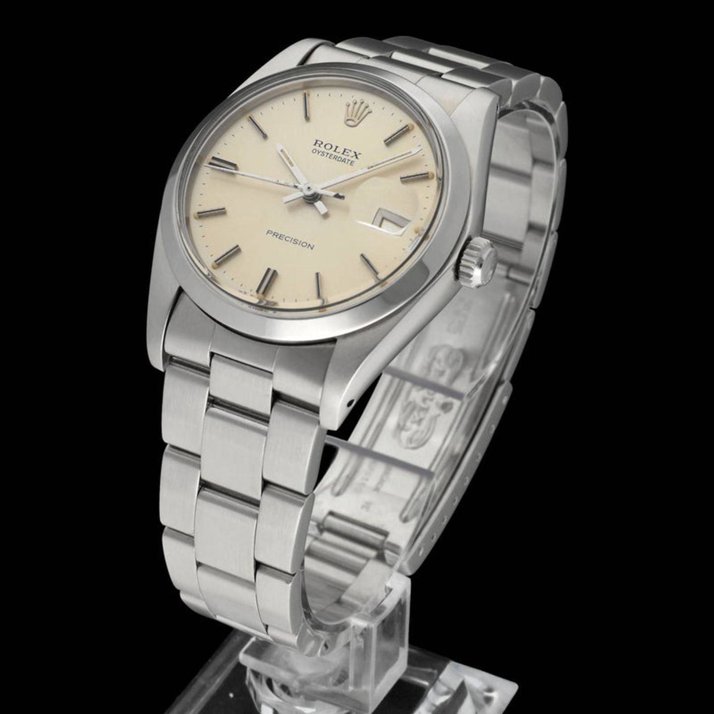 Rolex Oyster Precision 6694 (1981) - Silver dial 34 mm Steel case (6/7)