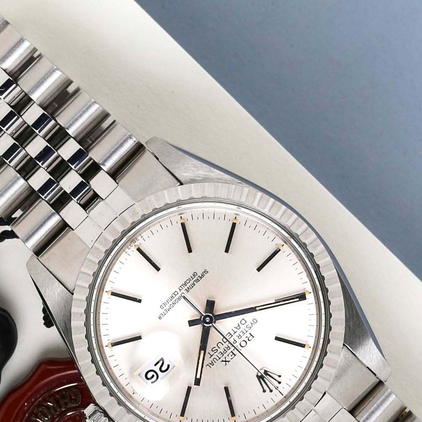 Rolex Datejust 36 16030 (1984) - Zilver wijzerplaat 36mm Staal (4/8)