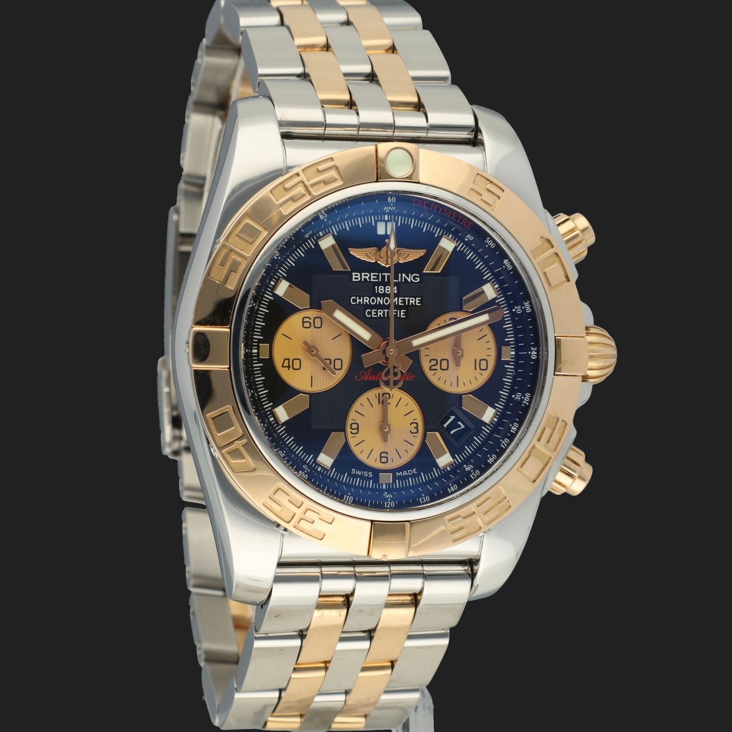 Breitling Chronomat 44 CB011012.A693.737P (2015) - Wit wijzerplaat 44mm Staal (4/8)