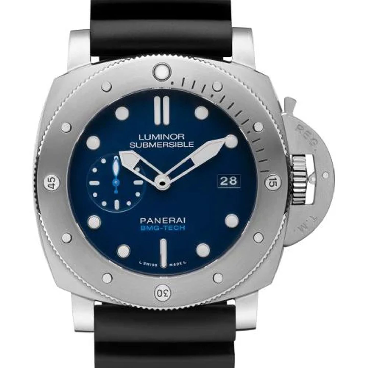 Panerai Luminor Submersible PAM02692 (2026) - Blauw wijzerplaat 47mm Carbon (1/1)