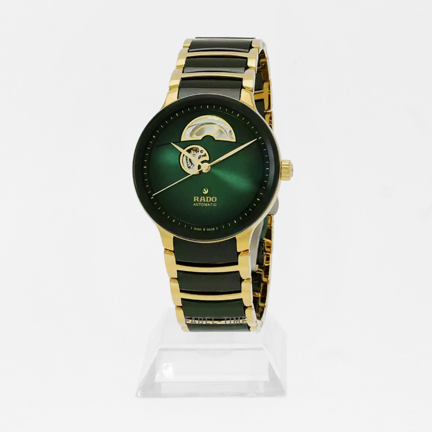 Rado Centrix R30008302 (2024) - Groen wijzerplaat 39mm Staal (1/1)