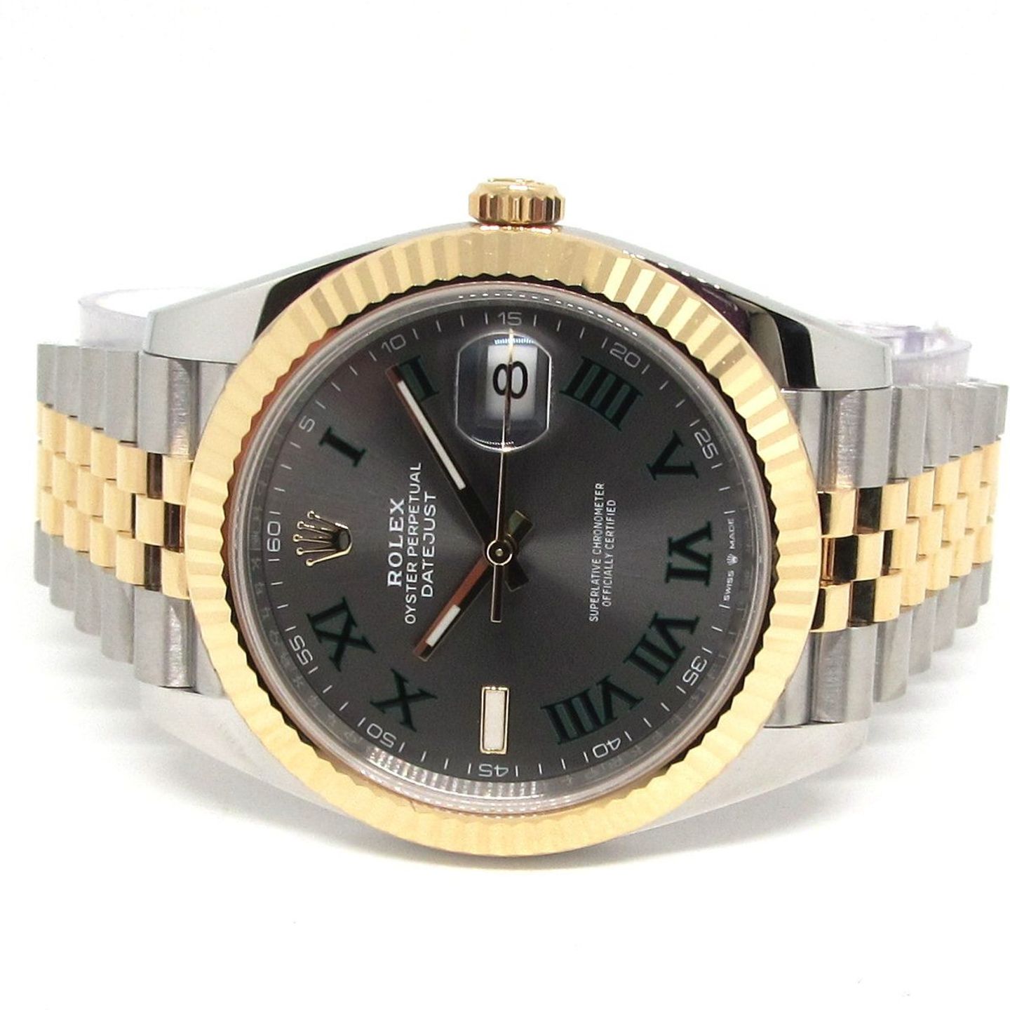 Rolex Datejust 41 126333 (2023) - Grey dial 41 mm Gold/Steel case (2/6)