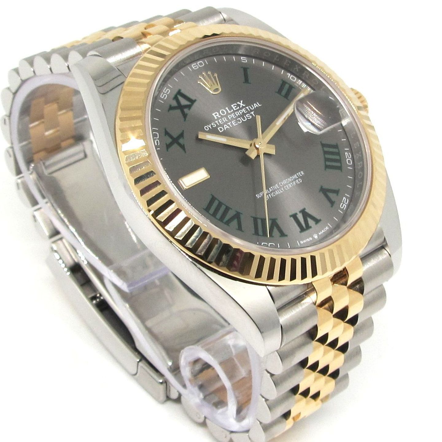 Rolex Datejust 41 126333 (2023) - Grey dial 41 mm Gold/Steel case (5/6)