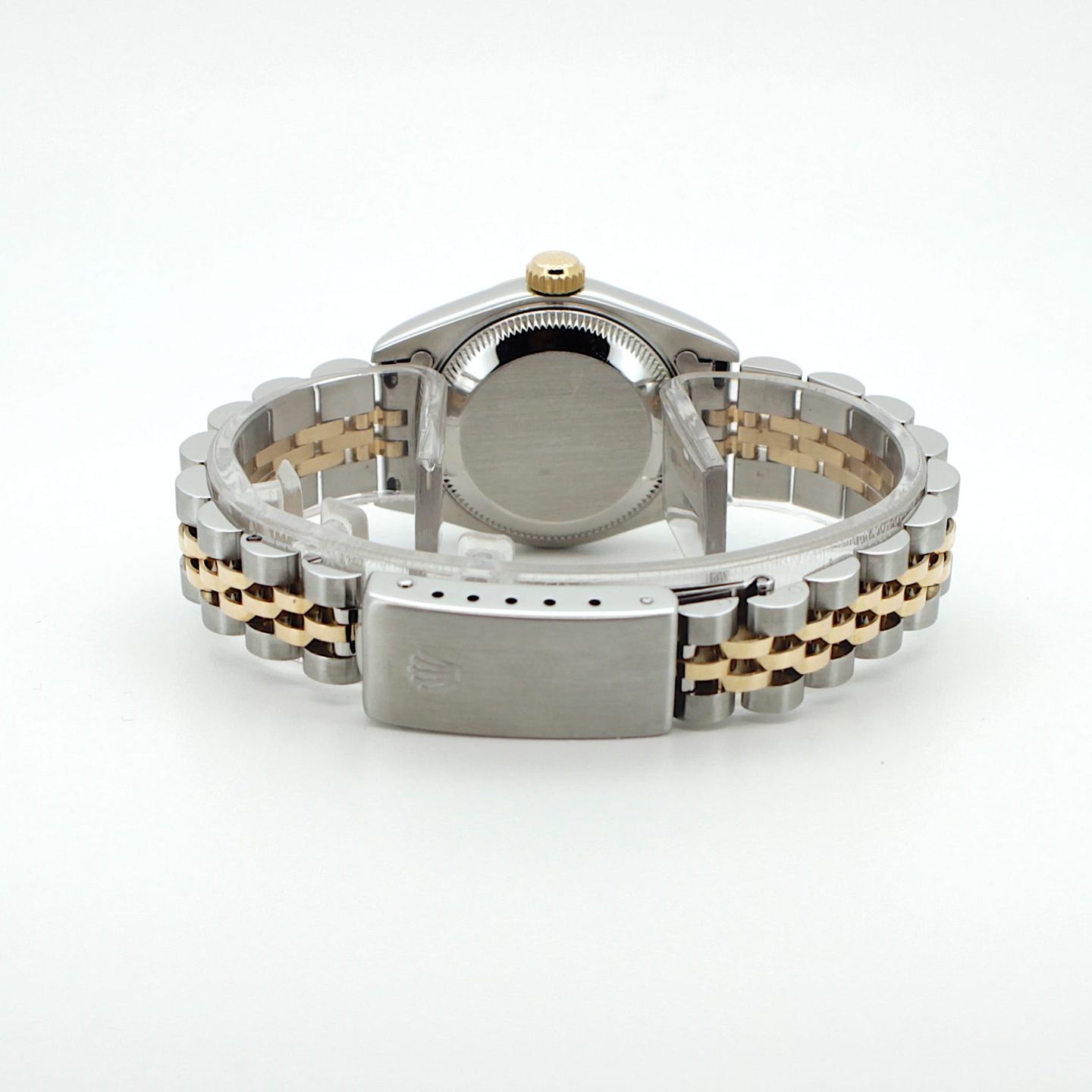 Rolex Lady-Datejust 69173 (Unknown (random serial)) - Grey dial 26 mm Gold/Steel case (5/8)