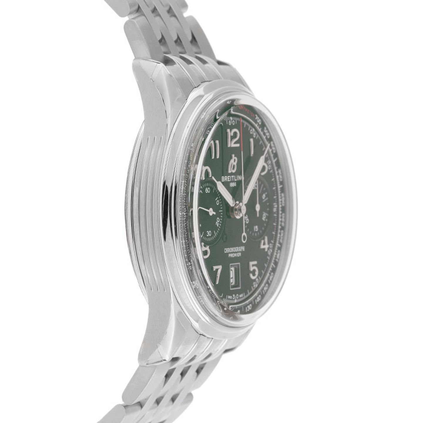 Breitling Premier AB0145371L1A1 (2025) - Green dial 42 mm Steel case (5/7)