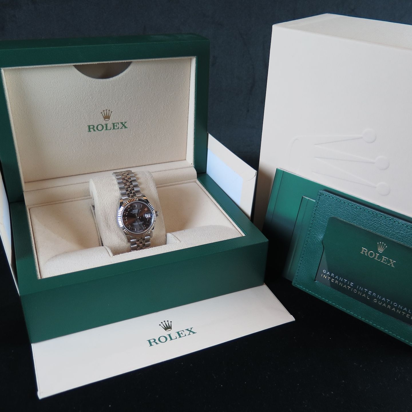 Rolex Datejust 31 278274 (2023) - Grey dial 31 mm Steel case (8/8)