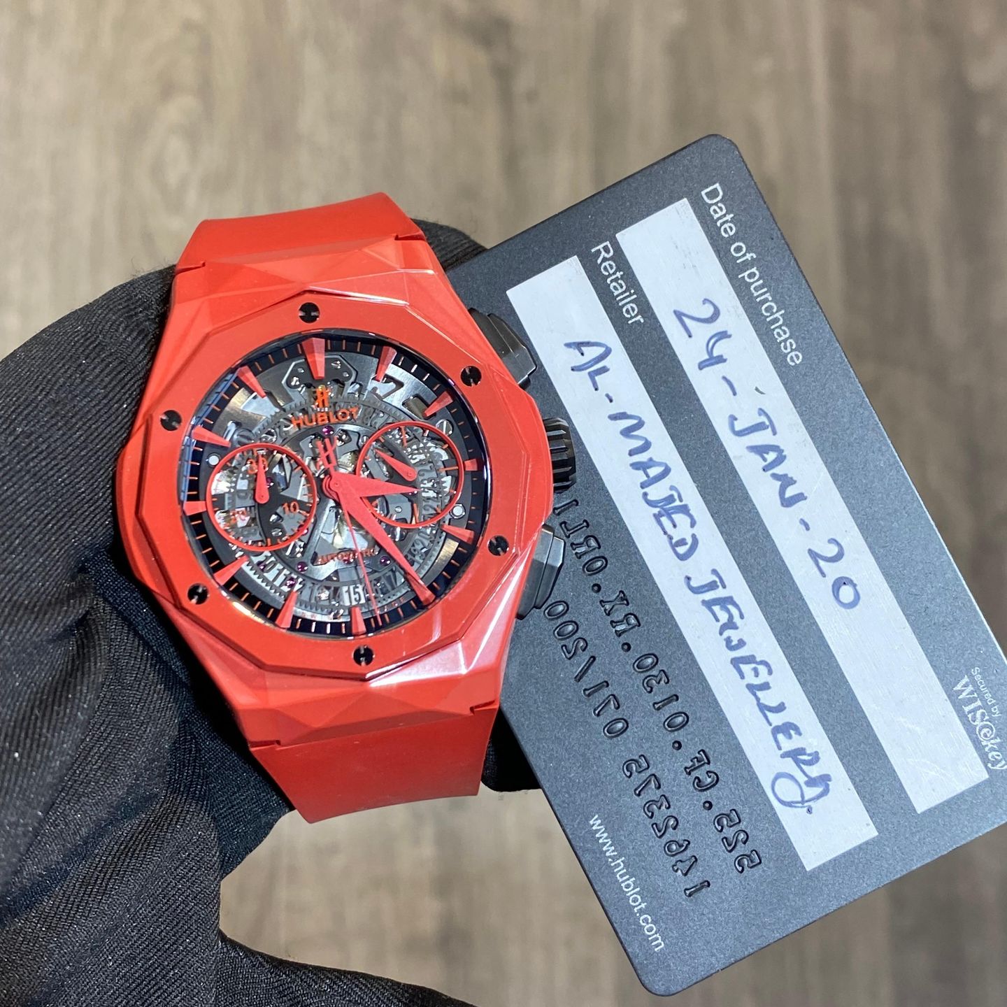 Hublot Classic Fusion Aerofusion 525.CF.0130.RX.ORL19 (2020) - Transparent dial 45 mm Ceramic case (1/1)