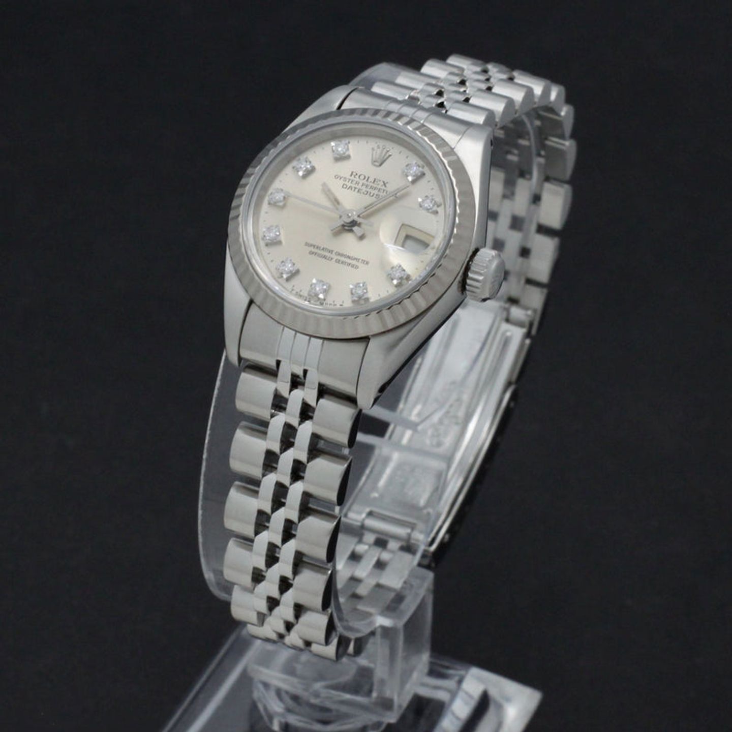 Rolex Lady-Datejust 69174 (1994) - Silver dial 26 mm Steel case (2/7)
