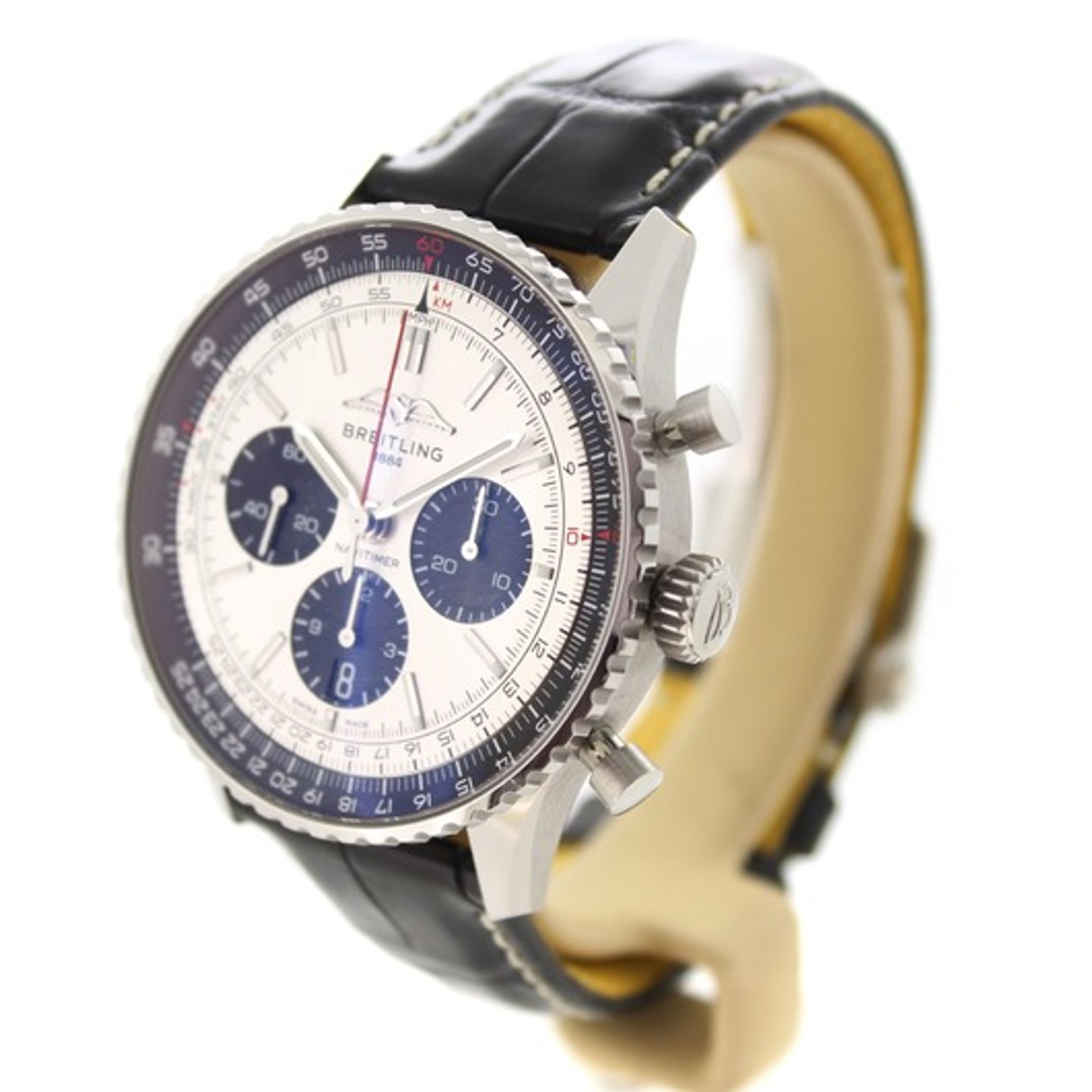 Breitling Navitimer 1 B01 Chronograph AB0138241G1P1 (2022) - Silver dial 43 mm Steel case (3/6)